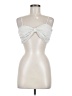 Mable Silver Sleeveless Top Size M - photo 1