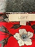 Ann Taylor LOFT 100% Polyester Red Short Sleeve Blouse Size L - photo 7