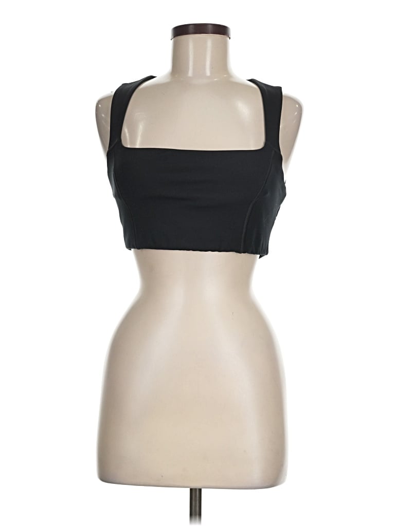 Pre-owned Girlfriend Collective Tank Top Black Strapless Neckline Tops