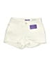 Seraphine Solid Ivory White Shorts Size 6 - photo 1
