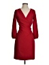 J.Crew 100% Polyester Red Casual Dress Size 00 - photo 1