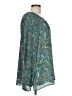 J.Jill Paisley Teal Long Sleeve Blouse Size L - photo 4