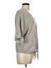 Max Studio 100% Rayon Gray 3/4 Sleeve Blouse Size L - photo 4