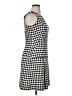 MICHAEL Michael Kors Houndstooth Black Casual Dress Size 14 - photo 4