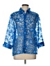 BonWorth Blue 3/4 Sleeve Blouse Size L (petite) - photo 1