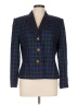 Le Suit 100% Rayon Plaid Purple Blazer Size 12 - photo 1