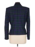 Le Suit 100% Rayon Plaid Purple Blazer Size 12 - photo 2
