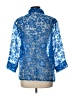 BonWorth Blue 3/4 Sleeve Blouse Size L (petite) - photo 2