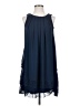 Jessica Simpson 100% Polyester Solid Blue Casual Dress Size 2 - photo 1