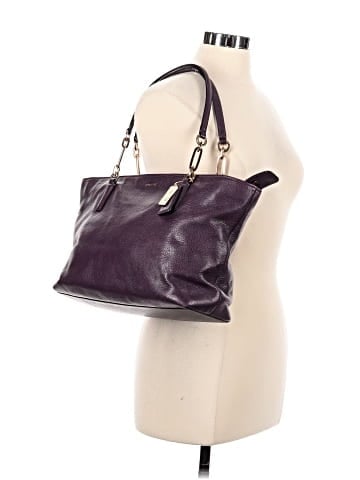 Coach Leather Tote (view 2)