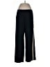 J.Crew 100% Acetate Color Block Black Track Pants Size 10 - photo 1