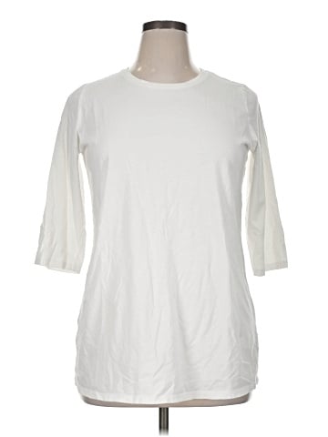 Woman Within 3/4 Sleeve T-Shirt (view 1)