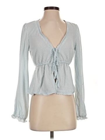 Francesca's Long Sleeve Blouse (view 1)