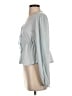 Francesca's Blue Long Sleeve Blouse Size S - photo 5