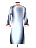 Gretchen Scott Designs Stripes Blue Casual Dress Size S - photo 2