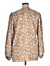 Unbranded Animal Print Orange Blue 3/4 Sleeve Blouse Size XL - photo 2