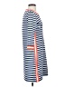 Gretchen Scott Designs Stripes Blue Casual Dress Size S - photo 4