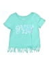 Justice Teal Short Sleeve Top Size 10 - photo 1