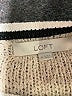 Ann Taylor LOFT Stripes Tan Pullover Sweater Size M - photo 7