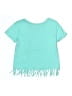 Justice Teal Short Sleeve Top Size 10 - photo 2