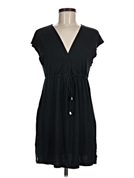 long black dress outfit LONG BLACK DRESS WITH APPLICATION main image 0