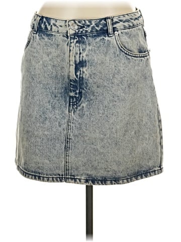 Topshop Denim Skirt (view 1)