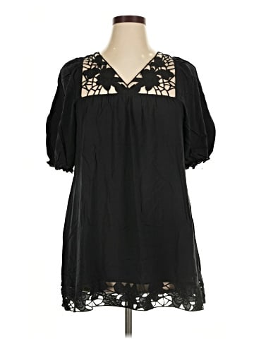 BCBGMAXAZRIA Short Sleeve Blouse (view 1)