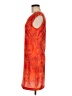 Unbranded Graphic Orange Cocktail Dress Size M - photo 5