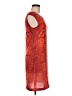 Unbranded Graphic Orange Cocktail Dress Size M - photo 4