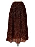 Assorted Brands 100% Polyester Polka Dots Brown Casual Skirt Size M - photo 1