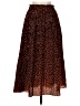 Assorted Brands 100% Polyester Polka Dots Brown Casual Skirt Size M - photo 2
