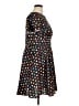 Unique Vintage Hearts Black Casual Dress Size 1X - photo 4