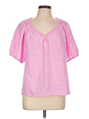 J.Crew Factory Store Short Sleeve Blouse (view 1)