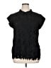 Assorted Brands Black Short Sleeve Blouse Size XL - photo 1
