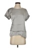 Gerard Darel 100% Cotton Gray Short Sleeve Blouse Size XS (1) - photo 1
