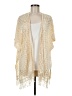 Bobeau 100% Polyester Ivory Kimono Size M - photo 1