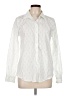 Garnet Hill Ivory Long Sleeve Button-Down Shirt Size 10 - photo 1