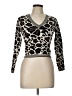 LC Lizette Collection Animal Print Brown Pullover Sweater Size L - photo 1