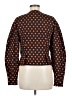 Walter Baker Polka Dots Orange Long Sleeve Blouse Size M - photo 2