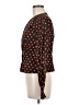 Walter Baker Polka Dots Orange Long Sleeve Blouse Size M - photo 5
