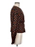 Walter Baker Polka Dots Orange Long Sleeve Blouse Size M - photo 4