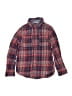 Carter's 100% Cotton Plaid Red Long Sleeve Button-Down Shirt Size 7 - photo 1