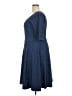 Boden Jacquard Floral Blue Casual Dress Size 16 - photo 5
