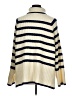 H&M Stripes Ivory Turtleneck Sweater Size XL - photo 2