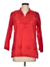 Unbranded 100% Cotton Red 3/4 Sleeve Blouse Size L (estimated) - photo 1