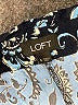Ann Taylor LOFT 100% Rayon Paisley Blue Shorts Size S - photo 3