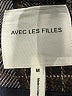 Avec Les Filles Plaid Gray Blazer Size M - photo 6