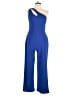 Crystal Sky Solid Blue Jumpsuit Size L - photo 1