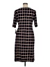 Connected Apparel Argyle Black Cocktail Dress Size 16 - photo 2