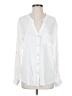 Boston Proper Ivory Long Sleeve Blouse Size S - photo 1